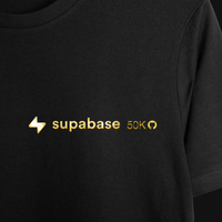 Supabase's 50K GitHub Tee